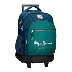 Mochila Escolar Compacta 2R PEPE JEANS Ben Verde | Ref. 186.6952921
