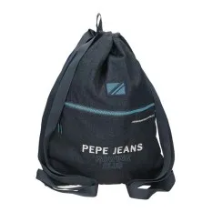 Mochila Saco c/ Bolso Frontal PEPE JEANS Edmon Azul Escuro | Ref. 186.6913821