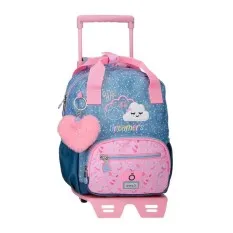 Mochila Pré-Escolar 28Cm c/ Carro ENSO Dreamers Azul | Ref. 186.96922T1