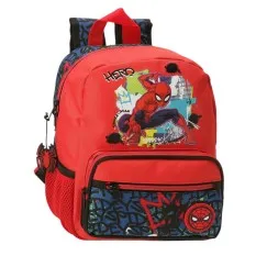 Mochila Pré-Escolar Adap. 28cm SPIDERMAN Urban Vermelha | Ref. 186.2932221