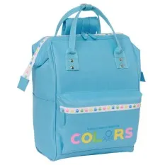Mochila c/ Asas para Portátil 13” BENETTON Spring Azul Claro | Ref. 248.612451838