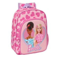 Mochila Infantil Adap. 34cm BARBIE Love Rosa | Ref. 248.612410185