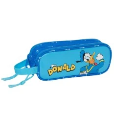 Estojo Escolar Duplo DONALD Infantil Azul | Ref. 248.822408513