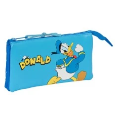 Estojo Escolar Triplo DONALD Infantil Azul | Ref. 248.822408744