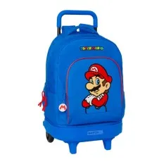 Mochila Grande 45Cm Compacta 2R SUPER MARIO Play Azul | Ref. 248.612371918