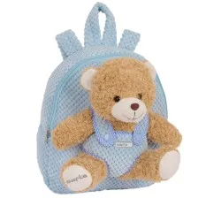Mochila Pré-Escolar com Ursinho SAFTA Azul | Ref. 248.622334231