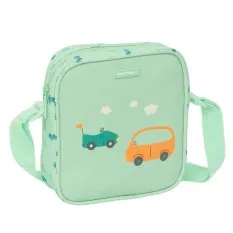 Bolsa de Tiracolo Fácil Limpeza SAFTA Carros Menta | Ref. 248.642456222
