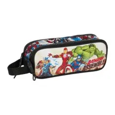 Estojo Escolar Duplo AVENGERS Forever Preto | Ref. 248.812384513