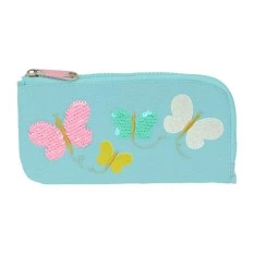 Estojo Escolar Plano Reciclado MOOS Butterflies Azul | Ref. 248.842349908