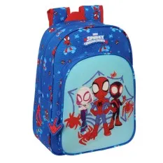Mochila Infantil Adap. 34cm Adap. SPIDEY Amazing Friends Azul | Ref. 248.642432185