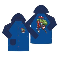 Capa de Chuva Impermeável 8 Anos AVENGERS Super Heroes Azul Escuro | Ref. 248.AVE23-1841A8