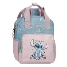 Mochila de Passeio 28cm STITCH You Are Magical Azul Ganga | Ref. 186.3852121