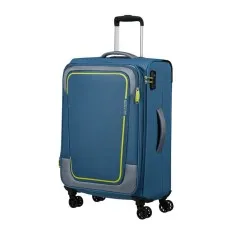 AMERICAN TOURISTER Mala de Viagem Média 68cm 4R Exp. Pulsonic Azul Coroa | Ref. 92MD600201