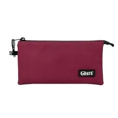GHUTS Estojo Escolar Triplo GH109 L45 Mauve Red 1092445 | Ref. 294.2410945