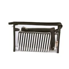 BENZI Conj. 3 Bolsas de Cosméticos BZ5797 Preto | Ref. 288.BZ5797P