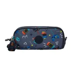 Estojo Escolar KIPLING Gitroy Gaming Grey | Ref. 187.40KI3560T6T