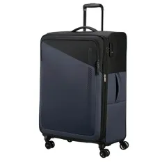 AMERICAN TOURISTER Mala de Viagem Grande 77cm 4R Daring Dash Cinza/Preto | Ref. 92MF700329