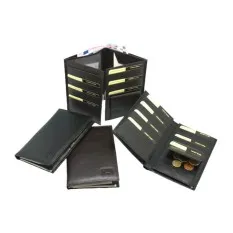 DOGGY Carteira Porta-Notas com Porta-Moedas Unisexo Preta | Ref. 86.113P