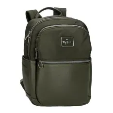 Mochila para Portátil 13.3’’ Adapt. PEPE JEANS Christine Verde Escuro | Ref. 186.7092042