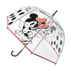 Guarda-Chuvas Comprido Aut. 61/8 94cm MINNIE Transparente | Ref. 319.2400000813