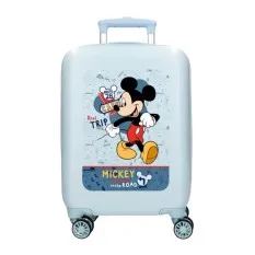 Mala de Cabine / Trolley 50cm 4 Rodas MICKEY Road Trip Azul | Ref. 186.4951321