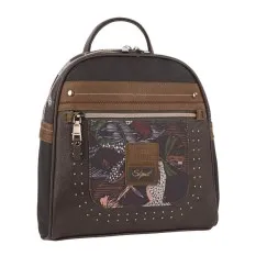 Mochila de Passeio SKPAT Fiorella Castanha | Ref. 237.32419201