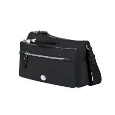 SAMSONITE Bolsa de Ombro c/ Pouch Karissa Evo Preta | Ref. 92KP200209