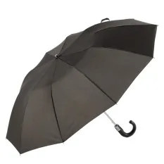 Guarda-Chuva Hom. Dobrável Aut. 58/10 EZPELETA 10049 Preto/Castanho | Ref. 104.10049PCA
