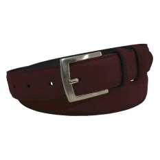 Cinto Clássico de Pele Genuína 115cm 380 Bordô | Ref. 12.380BO115