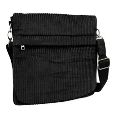 Bolsa de Tiracolo Grande c/ Pala PHYNÈS 3346 Preta | Ref. 179.3346P