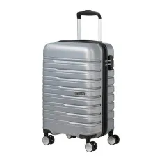 AMERICAN TOURISTER Mala de Cabine 55x35cm 4R Flashline Prata | Ref. 92ME800525