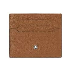 Porta-Cartões 6CC MONTBLANC Soft Grain Caramelo | Ref. 238.198368