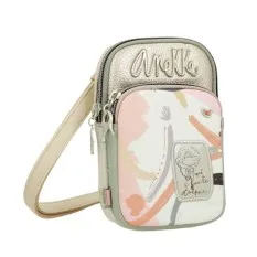 ANEKKE Mini Bolsa Tiracolo c/ Bolso Alma Smart Pack Dourada | Ref. 280.40603-907