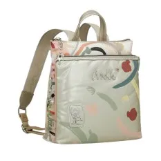 ANEKKE Mochila de Passeio Quadrada Alma Smart Pack Dourada | Ref. 280.40605-233