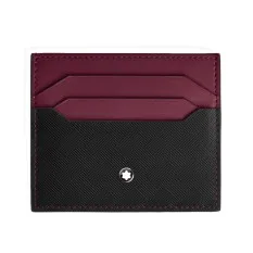Porta-Cartões 6CC MONTBLANC Extreme 3.0 Preto/Cassis | Ref. 238.199420