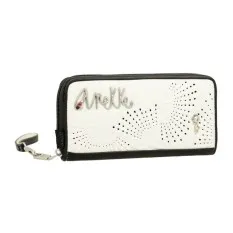 ANEKKE Carteira Grande RFID Alma Lunares Branca | Ref. 280.40729-908