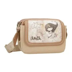 ANEKKE Bolsa de Tiracolo com Aba Memories Castanha | Ref. 280.40803-349