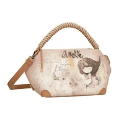ANEKKE Mala de Mão com Tiracolo Memories Castanha | Ref. 280.40801-306