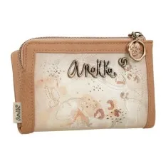 ANEKKE Carteira Flexível RFID Memories Stories Castanha | Ref. 280.40819-912