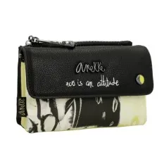 ANEKKE Porta-Moedas com Aba Nature Towanda 40879-025 Preto | Ref. 280.40879-025