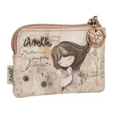 ANEKKE Porta-Moedas Pequeno Memories Castanho | Ref. 280.40809-019