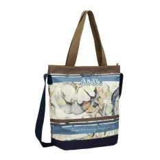 ANEKKE Saco de Praia Pequeno Memories Azul/Castanho | Ref. 280.40484-202