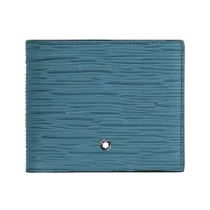Carteira Horizontal 8CC MONTBLANC 4810 Smoky Blue | Ref. 238.199343