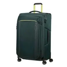 SAMSONITE Mala Viagem / Trolley Grande 79cm Exp. Respark Verde Petróleo Escuro | Ref. 92.143331-5257