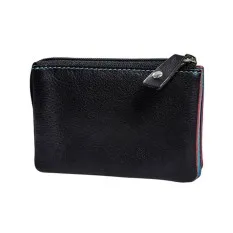 Porta-Moedas Triplo de Senhora MATTIES Multicolour Preto | Ref. 132.1804860