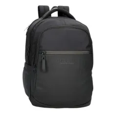 Mochila para Portátil 15.6" 2C Adapt. PEPE JEANS Sail Up Preta | Ref. 186.7172341