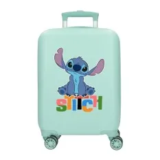 Mala de Cabine / Trolley 55cm 4R STITCH Aloha Turquesa | Ref. 186.4951141