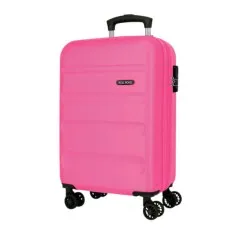 Mala de Cabine / Trolley 55cm 4 Rodas Exp. ROLL ROAD Flex Rosa | Ref. 186.584866G