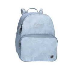 Mochila Casual 25cm PEPE JEANS Jana Azul Claro | Ref. 186.7142042