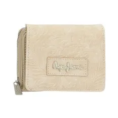 Carteira com Porta-Moedas PEPE JEANS Jana Bege | Ref. 186.7148241